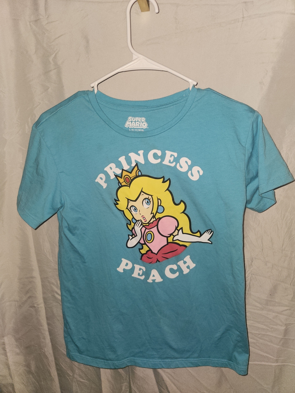 MAD Engine Princess Peach Graphic Tee - Light Blue